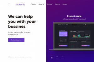 Дизайн сайта веб-студии по разработке сайтов