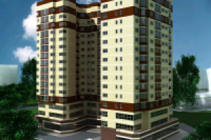 многоэтажный жилой дом эскизное предложение визуализация