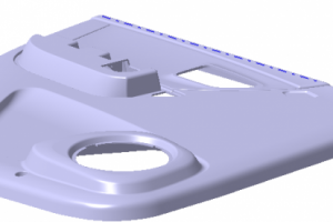 обивка двери автомобиля