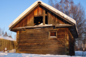 Старый деревянный дом