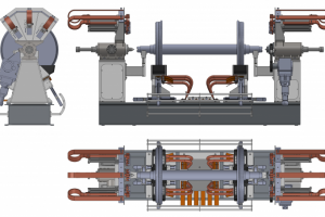 Машина ЭХО переточки ж/д колес