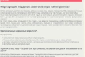 Текст о магазине "Мир подарков"