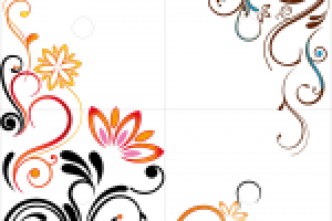 контур рисунка для натяжного зеркального потолка