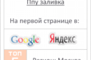 Ппу заливка