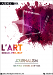 Постер для социального проекта L' Art!