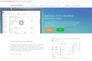 Сайт компании Comindware (Ru, En, De)