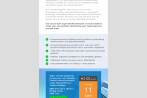 Продающая рассылка с сообщением о вебинаре