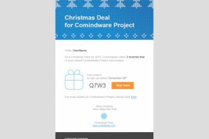 Новогодняя email-рассылка