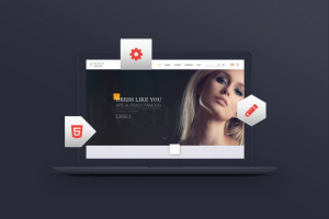 Уникальный дизайн магазина одежды