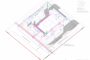 Инженерная схема квартала