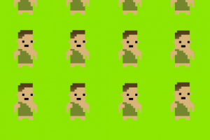 [8-bit] Анимация для Unity [Дыхание героя]