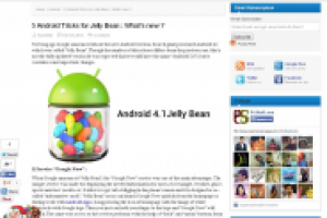 5 Android Tricks for Jelly Bean : What’s new ?