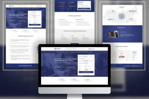 Лендинг для инвест компании