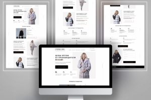 Лендинг для интернет-магазина шуб