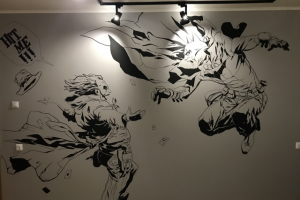 Роспись по мотивам комиксов