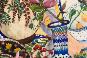 Акварельное панно