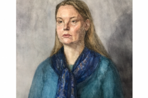 Портрет, акварель