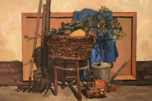 натюрморт с корзиной