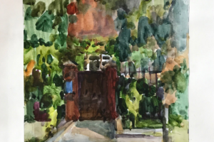 Этюд. Акварель