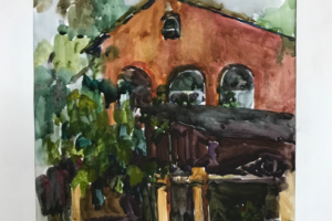 Этюд. Акварель