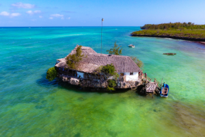 The Rock ресторан, остров Занзибар