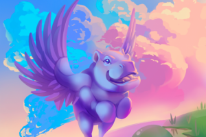 Счастливый бегемотик