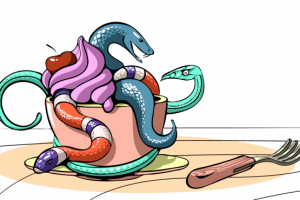 Змеиный десерт