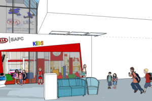 дизайн-проект детской игровой комнаты Аэропорта г. Омска