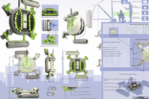 робот для чистки окон небоскребов