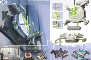робот для чистки окон небоскребов