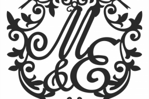 Свадебная эмблема для фрезерования