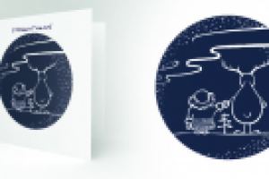 Серия  иллюстраций Эвенской открытки