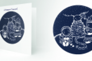 Серия  иллюстраций Эвенской открытки