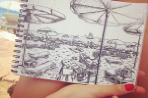 Набросок "Пляж"