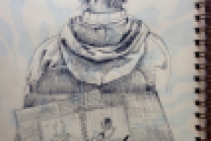 Набросок "На учебе"