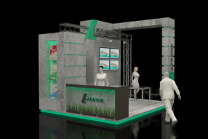 Выставочный стенд компании LAFARGE