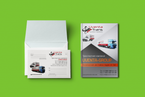 Конверт и Блокнот для транспортной компании