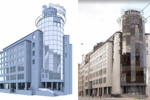 Модель здания по фото