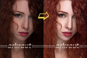 Ретушь \ удаление веснушек