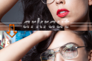 Ретушь \ замена фона \ наложение отражений