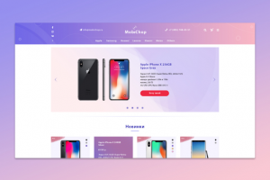 Дизайн Интернет-магазина - Телефоны