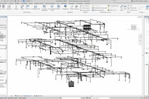 Проект системы пожарной сигнализации BIM (Revit)