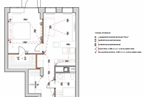 План расстановки осветительных приборов