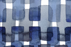 Растровый акварельный принт Геометрия