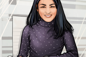 Девушка комикс