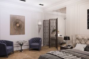 Спальня в загородном доме