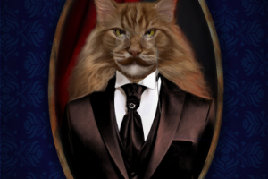 Кот в викторианском стиле