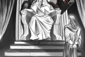 Набросок к роману Мастер и Маргарита. Иешуа и Понтий Пилат