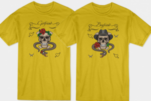 Изображение на футболки. День влюбленных.