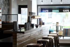 Кафе BAGEL Loundge в Карловых Варах, Чехия